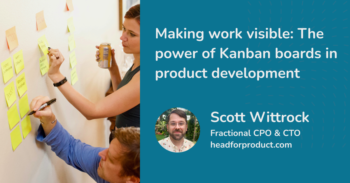 Image with title of blog post Making work visible: The power of Kanban boards in product development